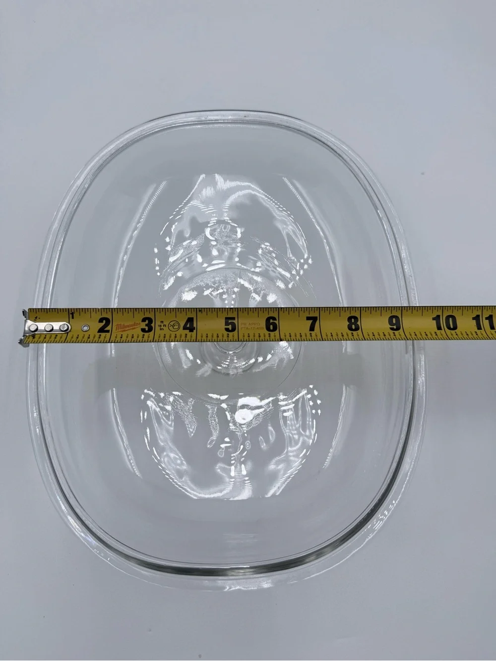 PYREX Clear Glass Oval Replacement Lid F14C (37 Pyrex F14C A) Casserole 12”